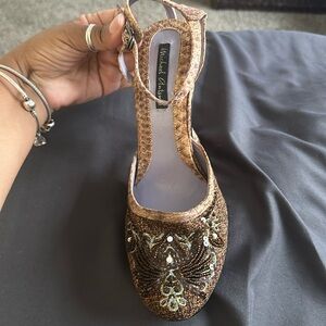 Michael Antonio tan and brown shoes. Only worn once.